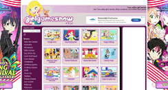 Desktop Screenshot of girlgamesnow.com